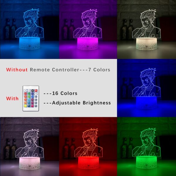 3D Night Light Hisoka Gadgets 3