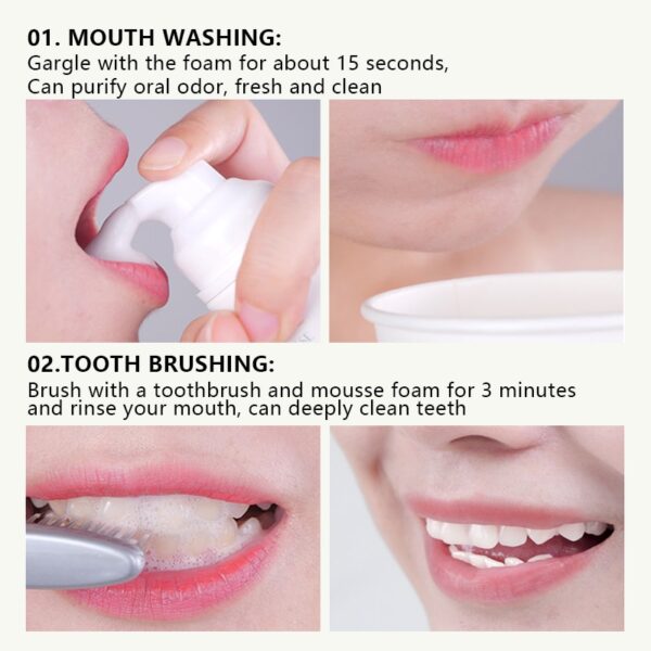 Teeth Whitening Mint Toothpaste Remove Plaque Stains 5