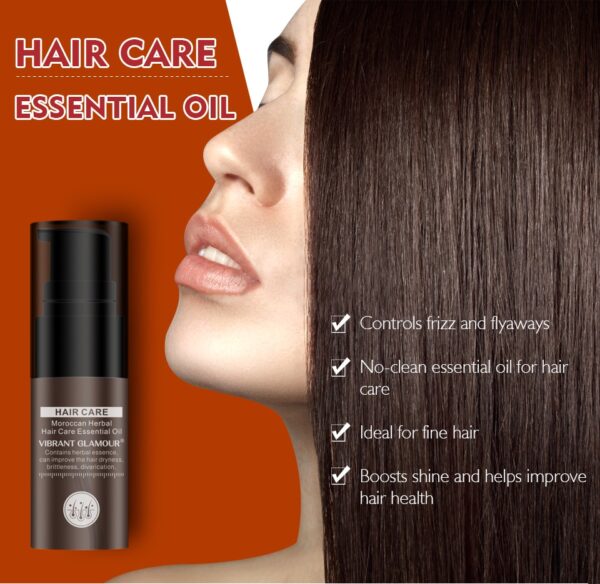 Hair Growth Essence Moroccan Essential Oil Enhance Smooth Reduce Forks Dryness 9