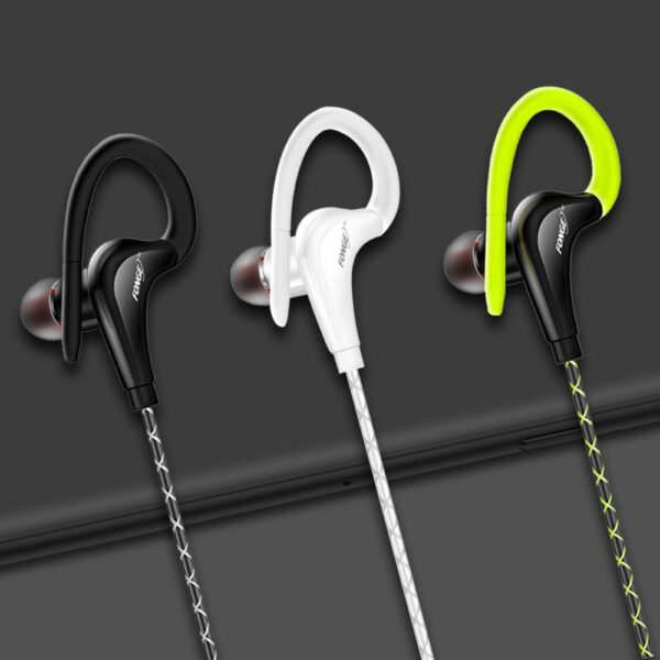 Sports Earphones Super Bass Sweatproof Running Headset With Mic Ear Hook 3