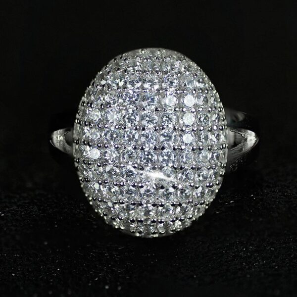 925 Sterling Silver Rings CZ Diamond for Women 3
