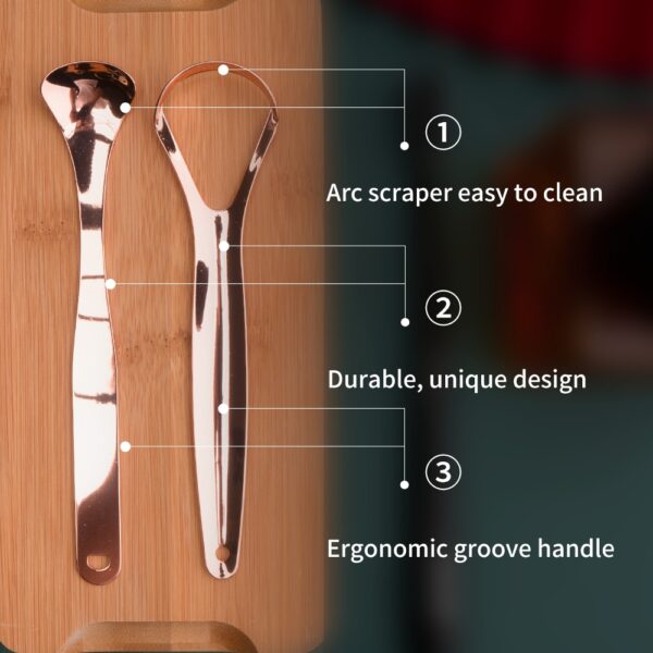 Stainless Steel Spoon Type Tongue Scraper  3