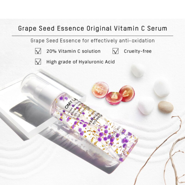 Grape Seed Essence Original Vitamin C Serum Delay Aging Reduce Wrinkles Moisturize Skin 4