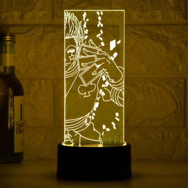 3D Night Light Hisoka Image Hunter x Hunter Japanese Manga Theme 5