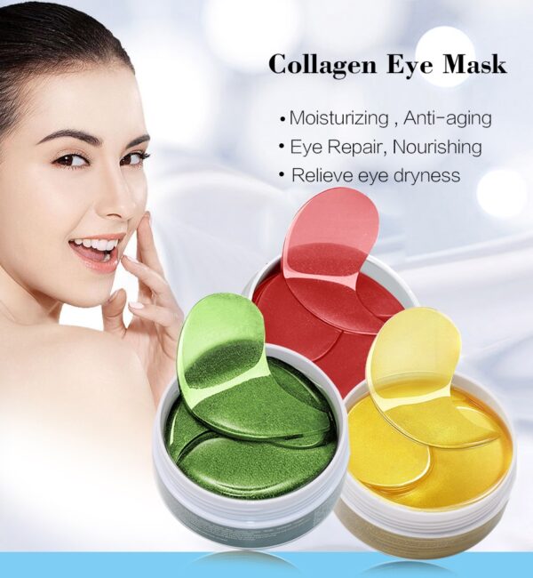 Collagen Eye Masks Anti-Wrinkle Anti-Puffiness Fade Dark Circles 6