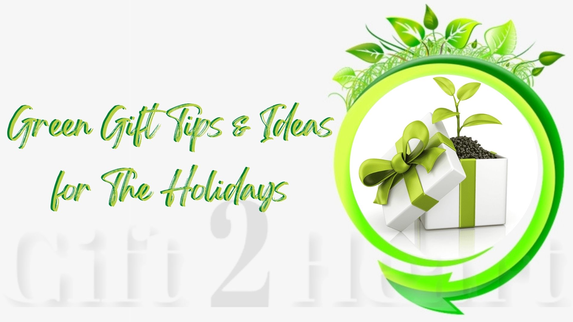 Green Gift Tips & Ideas for The Holidays
