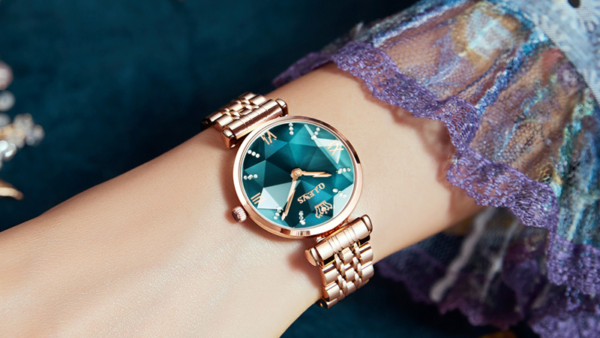 Luxury Jewel Quartz Watch Waterproof Stainless Steel Strap Watch for Women 1