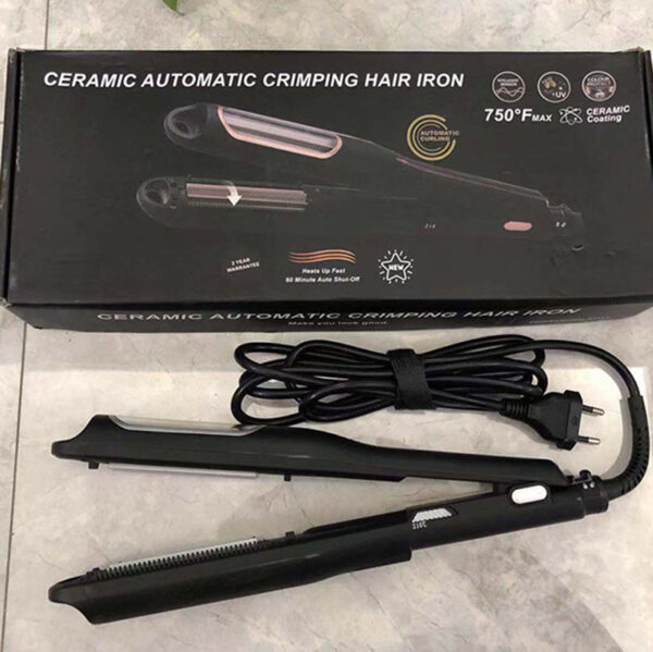 Automatic Corrugated Flat Hair Curler 6