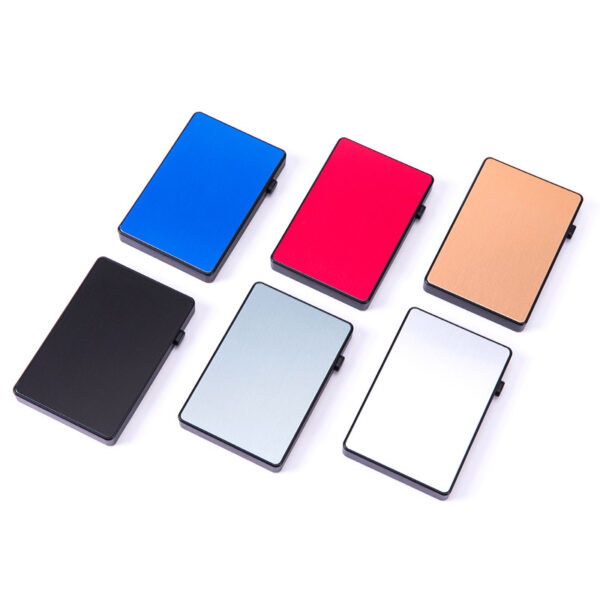 Slim Small Card Wallet RFID Pop-up Push Button 6