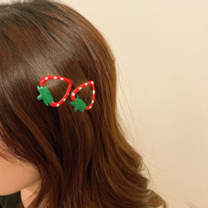 5Pcs Sweetly Strawberry Hairpins 3