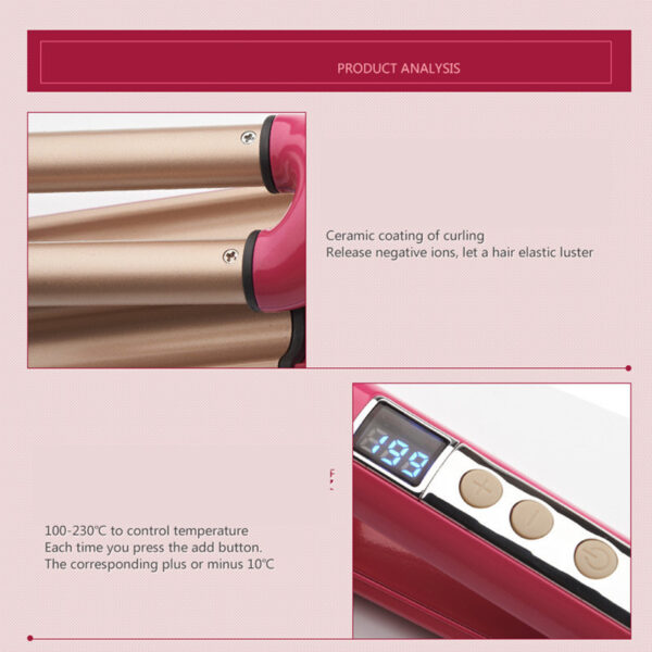 Automatic Hair Roller Electric Curling Hair Wand Corrugation 5