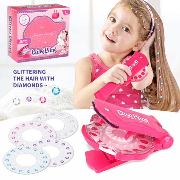 Hair Gems Kit Princess Pretend Makeup Set 2