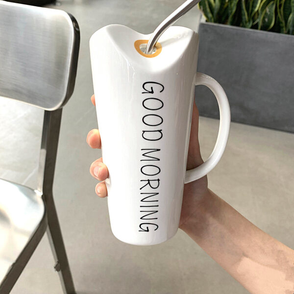 Cute Words Ceramic Coffee Mugs Milk Tea Office Cups 2