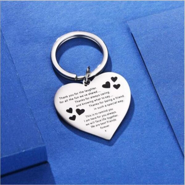 Beautiful Butterfly Heart Keychain for Your Best Friend 4