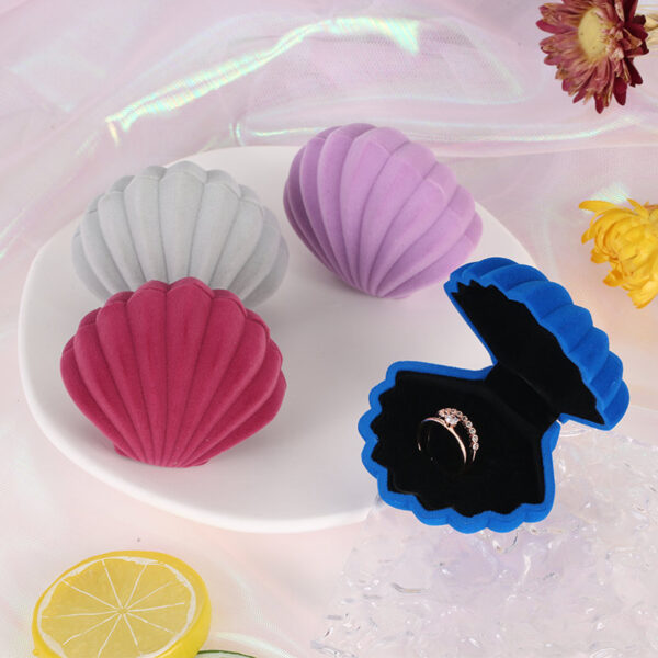 Lovely Velvet Gift Boxes Cute Animal Fruit Shape Cases for Jewelry Packaging 6