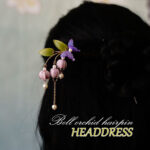 Vintage Handmade Flower Hairpins Wooden Pearls Hair Sticks