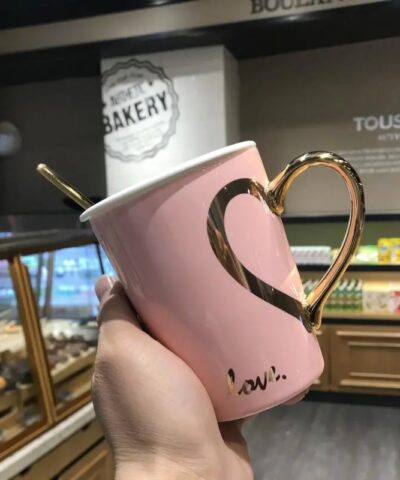 Ceramic Cup Coffee Love Heart Mug