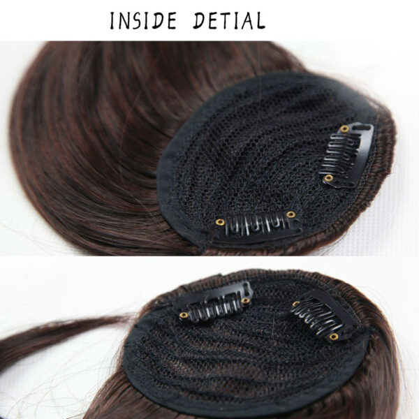 Synthetic Hair Bangs Clip In Fringe Wig Extensions Natural Hairpiece 6