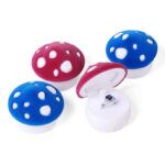 Lovely Mushroom Gift Box Velvet Jewelry Holder