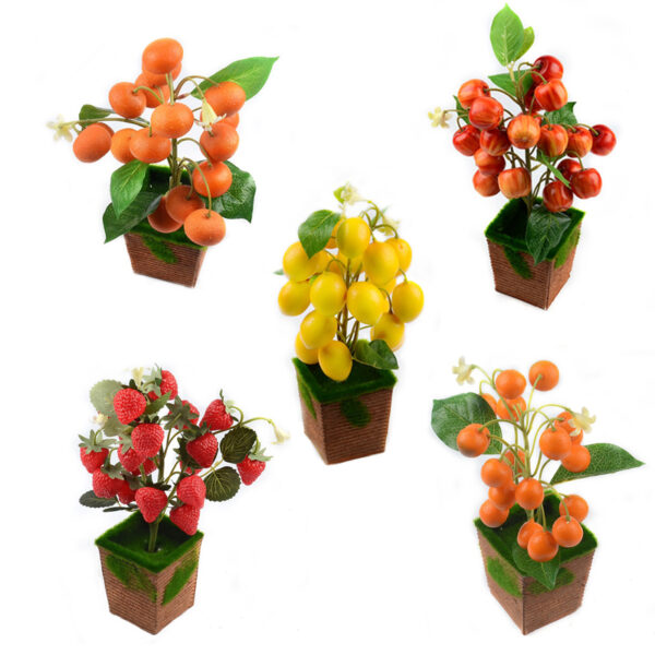 One Bundle Artificial Fruit Small Berries for Tree Bonsai 2