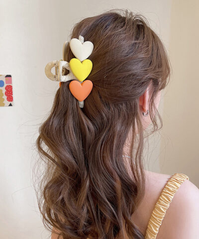 Fashion Hair Clip Sweet Design Heart Shape Barrette