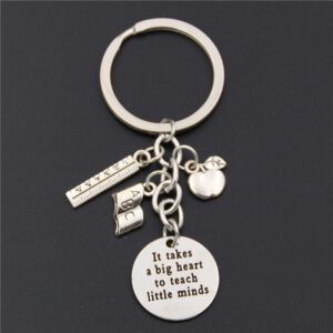 It Takes A Big Heart To Teach Little Minds Keychain for Teacher's Day Gift 1
