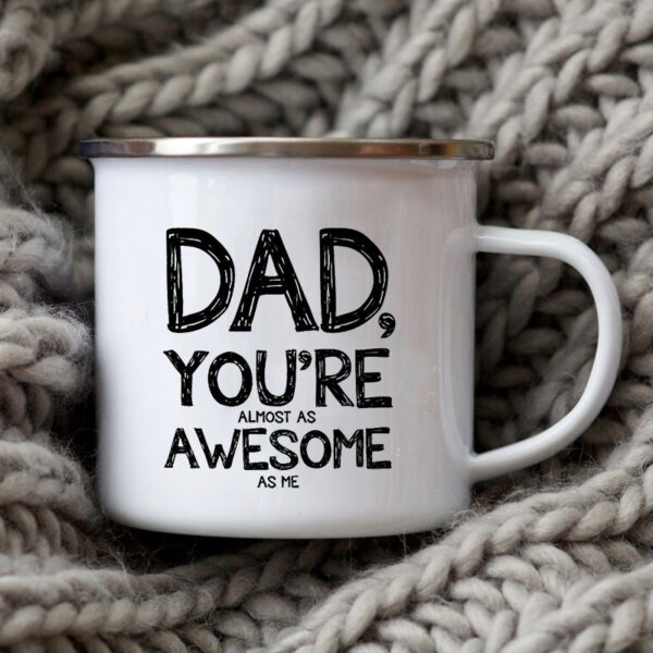 Dad Nutritional Facts Coffee Mug Enamel Cup Best Gift for Father’s Day 6