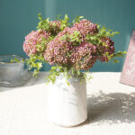 3Pcs/ Bundle handmade Clove Plant Plastic Artificial Flowers for Home Table Wedding Decoration
