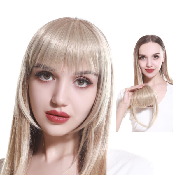 Synthetic Hair Bangs Clip In Fringe Wig Extensions Natural Hairpiece 4