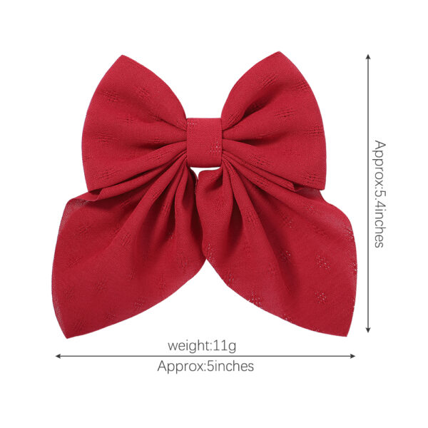 Sweet Solid Color Butterfly Bowknot Hairpins 2