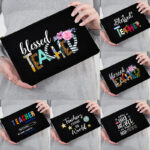 Blessed Teacher Portable Storage Zipper Case Gift