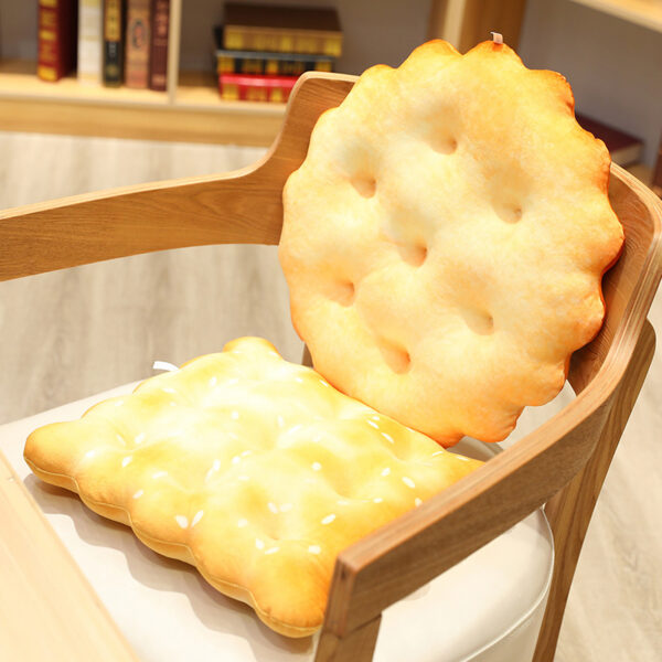 3D Print Plush Cushion Simulation Cookie Stuffed Plush Seat Pad 4