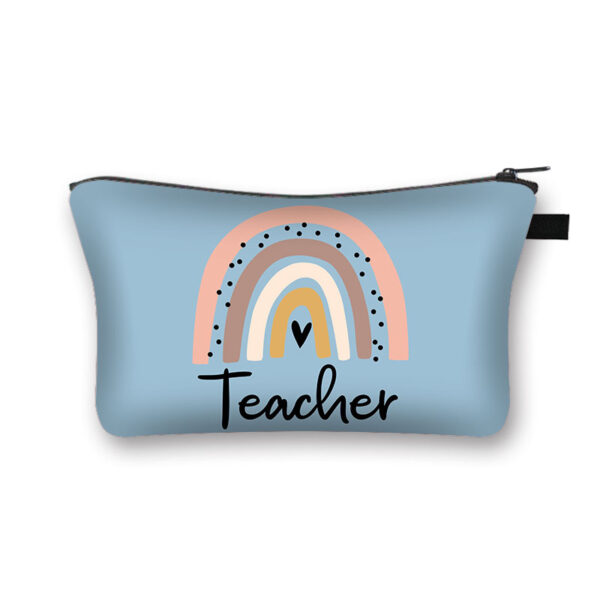 Love Rainbow Teacher Cosmetic Bag Small Handbag Gift 2