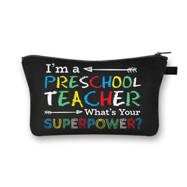 Love Rainbow Teacher Cosmetic Bag Small Handbag Gift 3