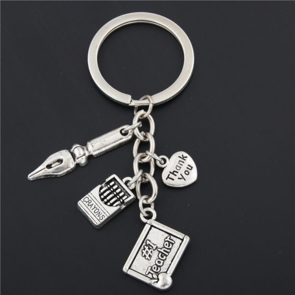 It Takes A Big Heart To Teach Little Minds Keychain for Teacher's Day Gift 5