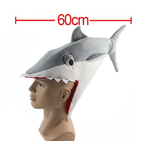 Plush Shark Hat for Funny Halloween Festival 3