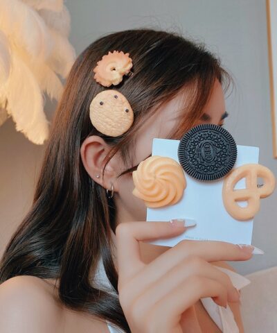 Creative Biscuit Barrette Cute Hairpins
