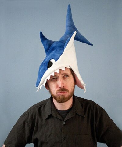 Plush Shark Hat for Funny Halloween Festival