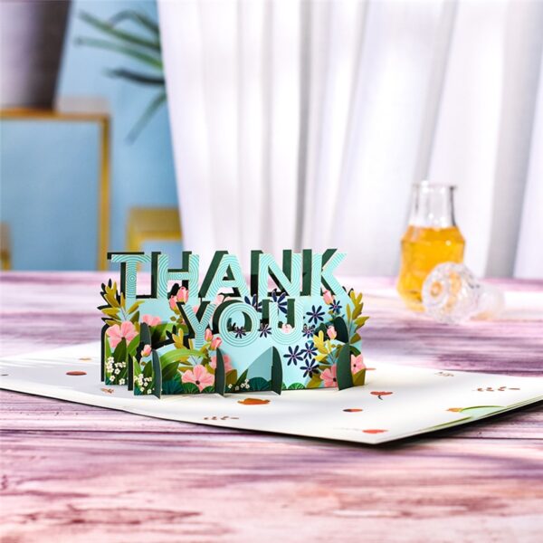 10 Packs Pop-Up Thank You Cards 2