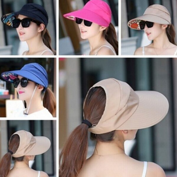Summer Sun Protection Folding Sun Hat For Women 3