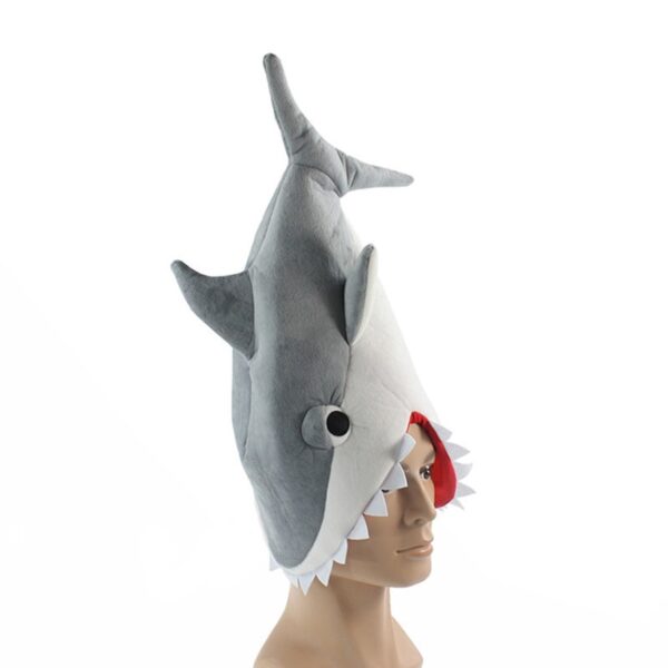 Plush Shark Hat for Funny Halloween Festival 4