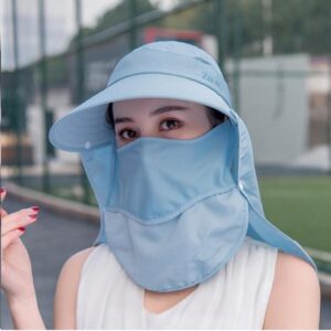 Breathable Summer Hat for Women Sun Hat With Mask 11