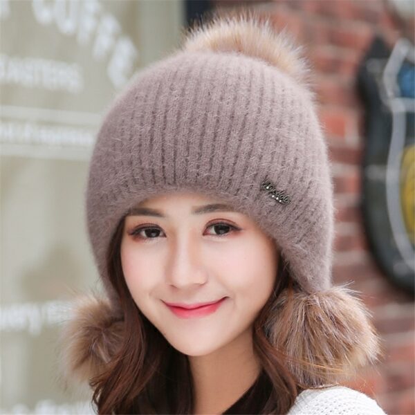 Winter Fashion Beanie Sweet Cute Wool Hat 3