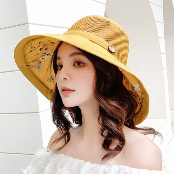 Fashion Sun Visor Breathable Protection Hat Summer Beach Sun Hat 6