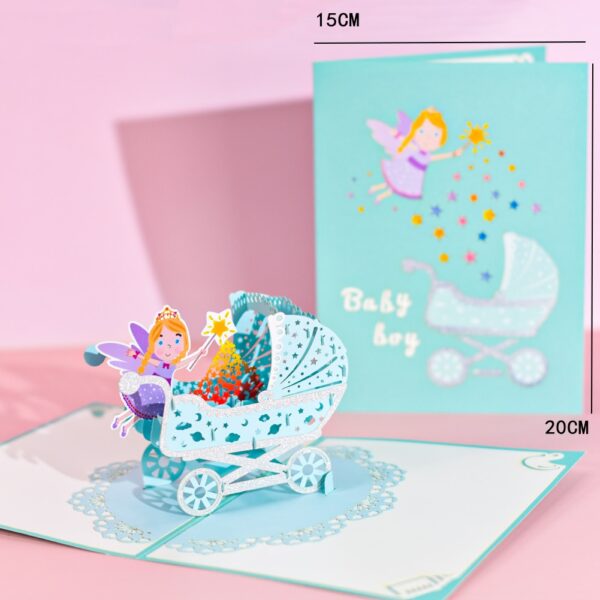 Birthday Cards 3D Pop-Up Party Balloons Greeting Cards Handmade Gifts 6