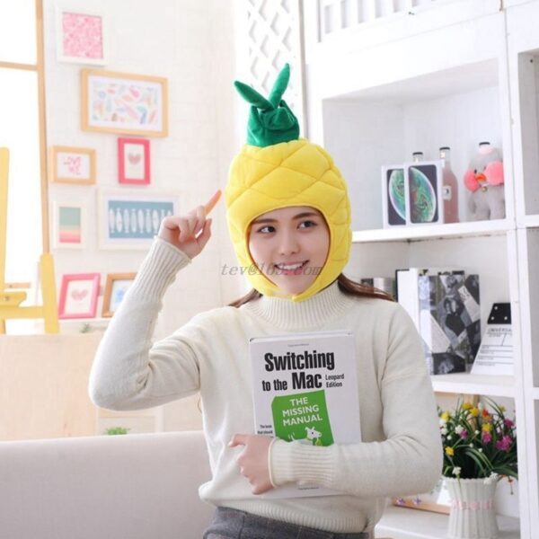 Funny Tropical Fruits Plush Hats Winter Headwear 5