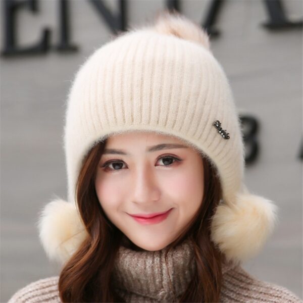 Winter Fashion Beanie Sweet Cute Wool Hat 2