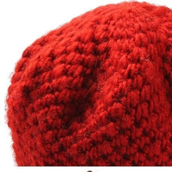 Winter Earmuffs Wool Hat Pretty Knitted Hat 6