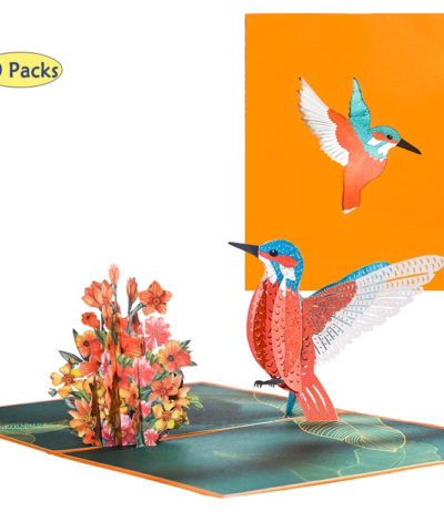 10 Packs 3D Hummingbird Pop-Up Birthday Cards Handmade Gifts