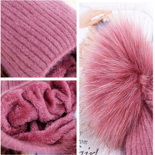 Winter Fashion Beanie Sweet Cute Wool Hat 6